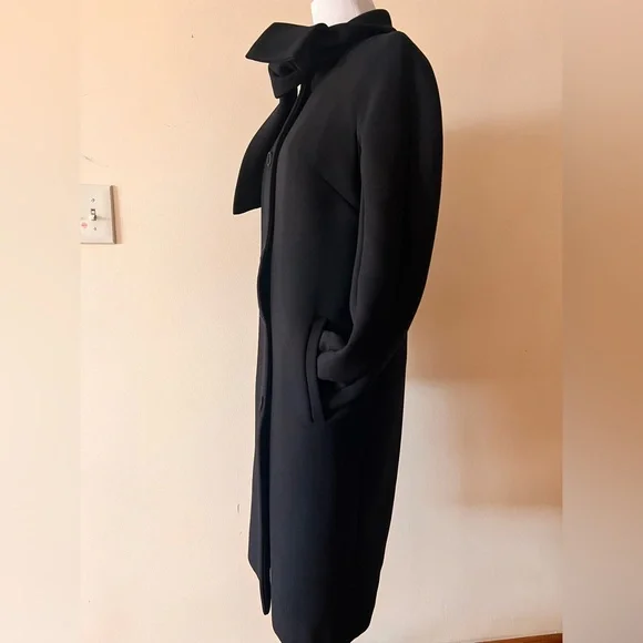 Vintage Moschino Cheap and chic Black Coat Italy size 40 US 6 - Picture 2 of 14